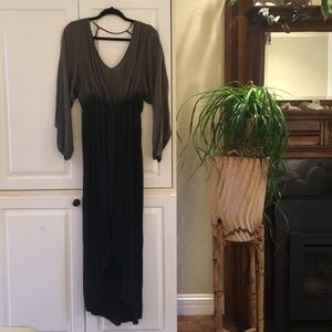 Green to Black Ombré Maxi